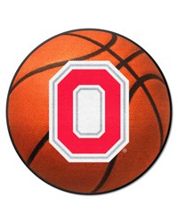 Ohio State Buckeyes Basketball Mat by   