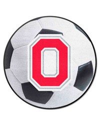 Ohio State Buckeyes Soccer Ball Mat by   