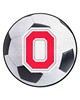 Fan Mats  LLC Ohio State Buckeyes Soccer Ball Mat White