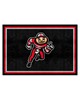 Fan Mats  LLC Ohio State Buckeyes 5x8 Rug Black