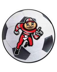 Ohio State Buckeyes Soccer Ball Mat by   