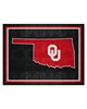 Fan Mats  LLC Oklahoma Sooners 8x10 Rug Black