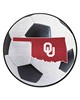 Fan Mats  LLC Oklahoma Sooners Soccer Ball Mat White