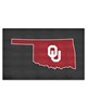 Fan Mats  LLC Oklahoma Sooners Ulti-Mat Black