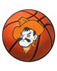 Fan Mats  LLC Oklahoma State Cowboys Basketball Mat Orange