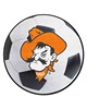 Fan Mats  LLC Oklahoma State Cowboys Soccer Ball Mat White