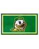 Fan Mats  LLC Oregon Ducks 3x5 Rug Green