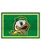 Fan Mats  LLC Oregon Ducks 5x8 Rug Green