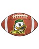 Fan Mats  LLC Oregon Ducks Football Mat Brown