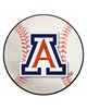 Fan Mats  LLC Arizona Wildcats Baseball Mat White