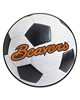 Fan Mats  LLC Oregon State Beavers Soccer Ball Mat White