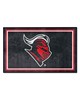 Fan Mats  LLC Rutgers Scarlett Knights 4x6 Rug Black