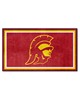 Fan Mats  LLC Southern California Trojans 3x5 Rug Red