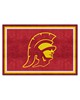 Fan Mats  LLC Southern California Trojans 5x8 Rug Red