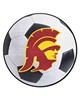 Fan Mats  LLC Southern California Trojans Soccer Ball Mat White