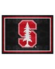 Fan Mats  LLC Stanford Cardinal 8x10 Rug Black