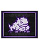 Fan Mats  LLC TCU Horned Frogs 8x10 Rug Black