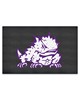 Fan Mats  LLC TCU Horned Frogs Ulti-Mat Black