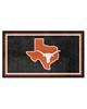 Fan Mats  LLC Texas Longhorns 3x5 Rug Black