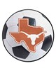 Fan Mats  LLC Texas Longhorns Soccer Ball Mat White