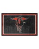 Fan Mats  LLC Texas Tech Red Raiders 4x6 Rug Black