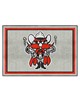 Fan Mats  LLC Texas Tech Red Raiders 5x8 Rug Gray