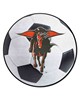 Fan Mats  LLC Texas Tech Red Raiders Soccer Ball Mat White