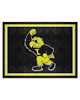 Fan Mats  LLC Iowa Hawkeyes 8x10 Rug Black