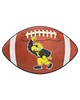 Fan Mats  LLC Iowa Hawkeyes Football Mat Brown