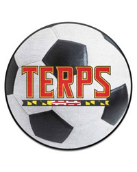 Maryland Terrapins Soccer Ball Mat by   