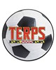 Fan Mats  LLC Maryland Terrapins Soccer Ball Mat White