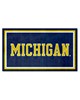 Fan Mats  LLC Michigan Wolverines 3x5 Rug Blue