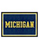 Fan Mats  LLC Michigan Wolverines 5x8 Rug Blue