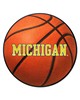 Fan Mats  LLC Michigan Wolverines Basketball Mat Orange