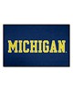 Fan Mats  LLC Michigan Wolverines Starter Mat Blue