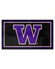 Fan Mats  LLC Washington Huskies 3x5 Rug Black