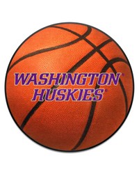 Washington Huskies Basketball Mat by   