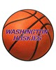 Fan Mats  LLC Washington Huskies Basketball Mat Orange