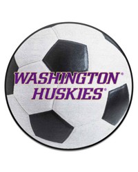 Washington Huskies Soccer Ball Mat by   