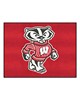 Fan Mats  LLC Wisconsin Badgers All-Star Mat Red