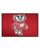 Fan Mats  LLC Wisconsin Badgers Starter Mat Red