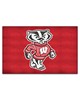 Fan Mats  LLC Wisconsin Badgers Ulti-Mat Red