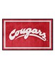 Fan Mats  LLC Washington State Cougars 4x6 Rug Red