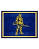 Fan Mats  LLC West Virginia Mountaineers 4x6 Rug Blue