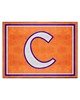 Fan Mats  LLC Clemson Tigers 8x10 Rug Orange