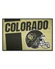 Fan Mats  LLC Colorado Buffaloes 3x5 Rug Black