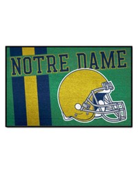 Notre Dame Fighting Irish Starter Mat Uniform by   