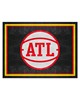 Fan Mats  LLC Atlanta Hawks 8x10 Rug Black