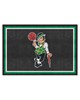 Fan Mats  LLC Boston Celtics 5x8 Rug Black