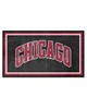 Fan Mats  LLC Chicago Bulls 3x5 Rug Black